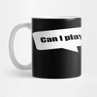 Can i play blueberry! Mug